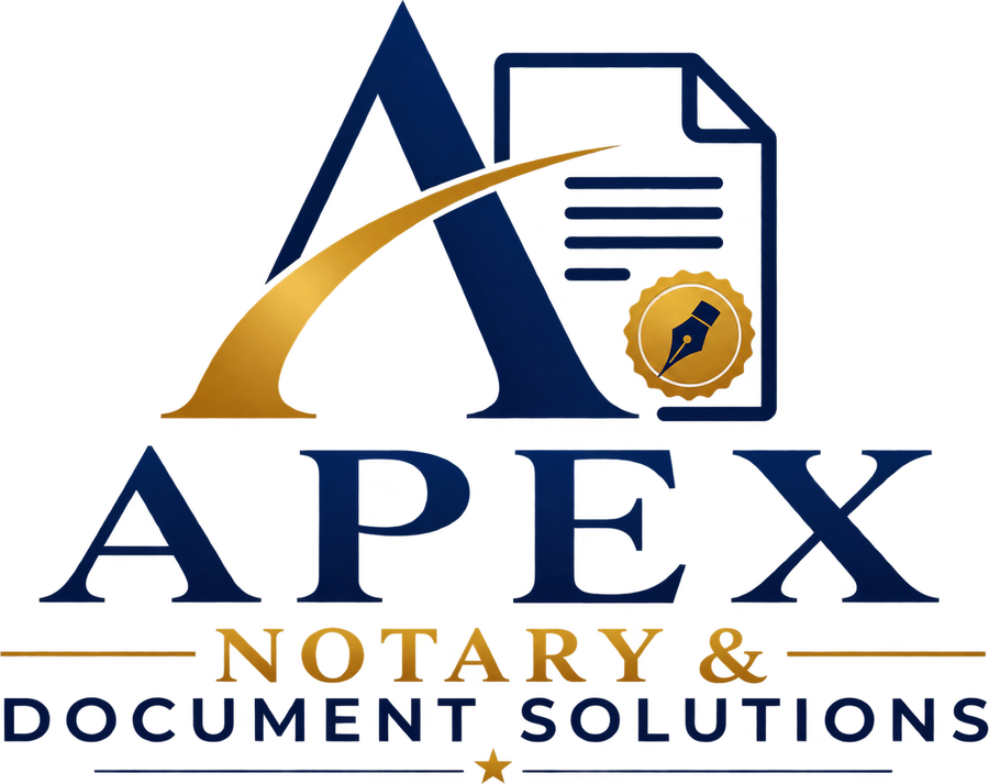 Apex Notary and Document Solutions logo